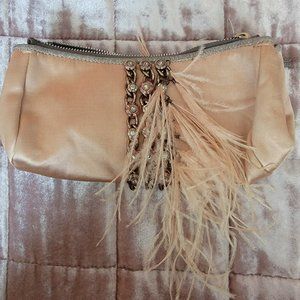 Henri Bendel Ostrich Feather Handbag